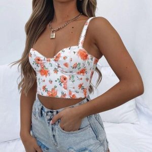 Bustier fleuri femme | Maison du Corset