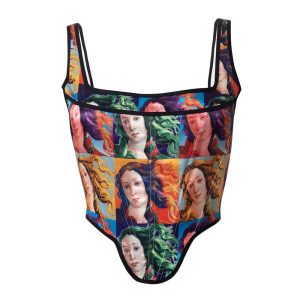 Corset avec illustration vintage | Maison du Corset