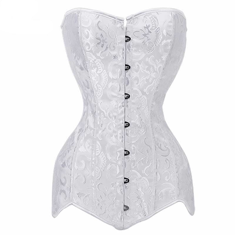 Corsetfemmeblancmariage Un sublime Corset pour femme blanc de mariage | Maison du Corset