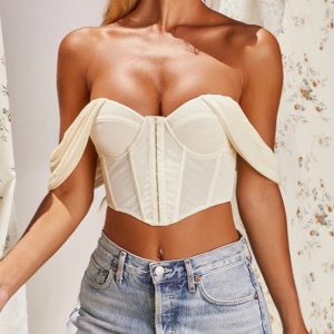 Top Corset Bustier Pour Femme Ryann, corset sans manches