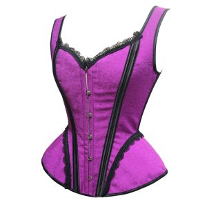Corset Gothique À Bretelles Et Lacets Kate