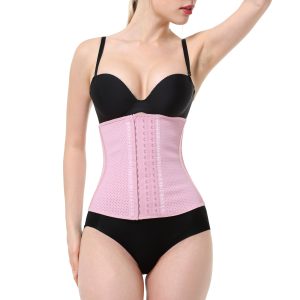 Corset Minceur Invisible en Latex (Rose)