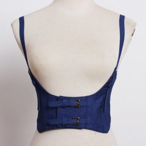 Corset en Jean Foncé Underbust