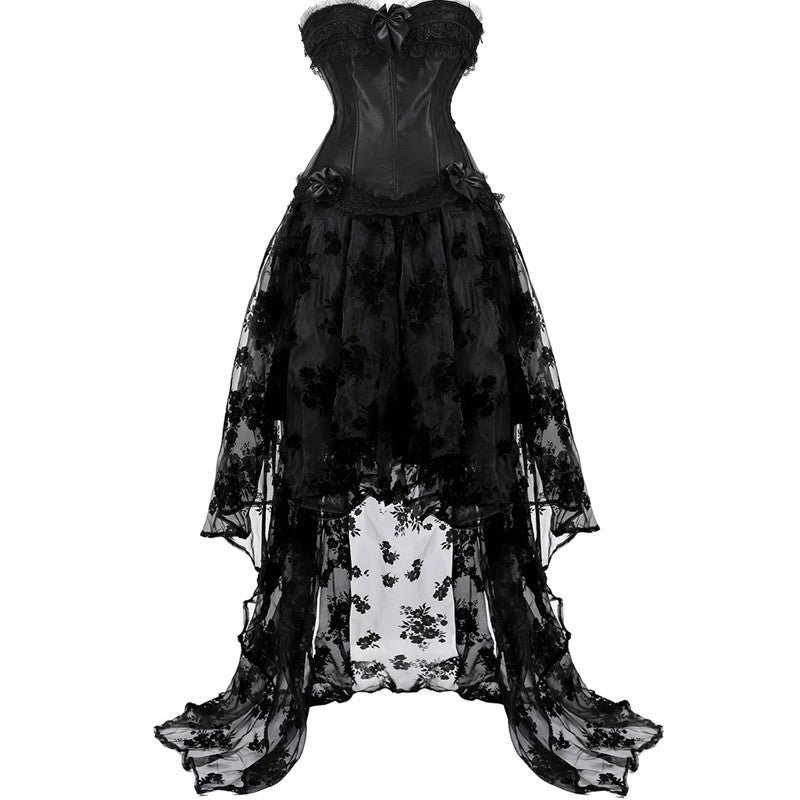 Sanstitre4_f9b4ed4e-13eb-41d9-a418-7d30fa5debeb Robe Corset Bustier Noir Style Gothique Nancy / robe corset plume