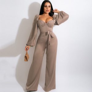 Combinaison Pantalon Bustier Champagne
