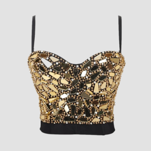 corset bustier doré | Maison du Corset