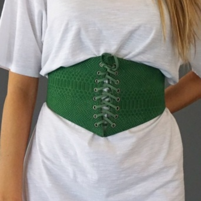 corset-belt-vert-kylie-jenner corset belt Kylie Jenner | Maison du Corset