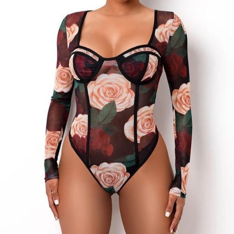 corset-bustier-avec-manche corset bustier body longues manches