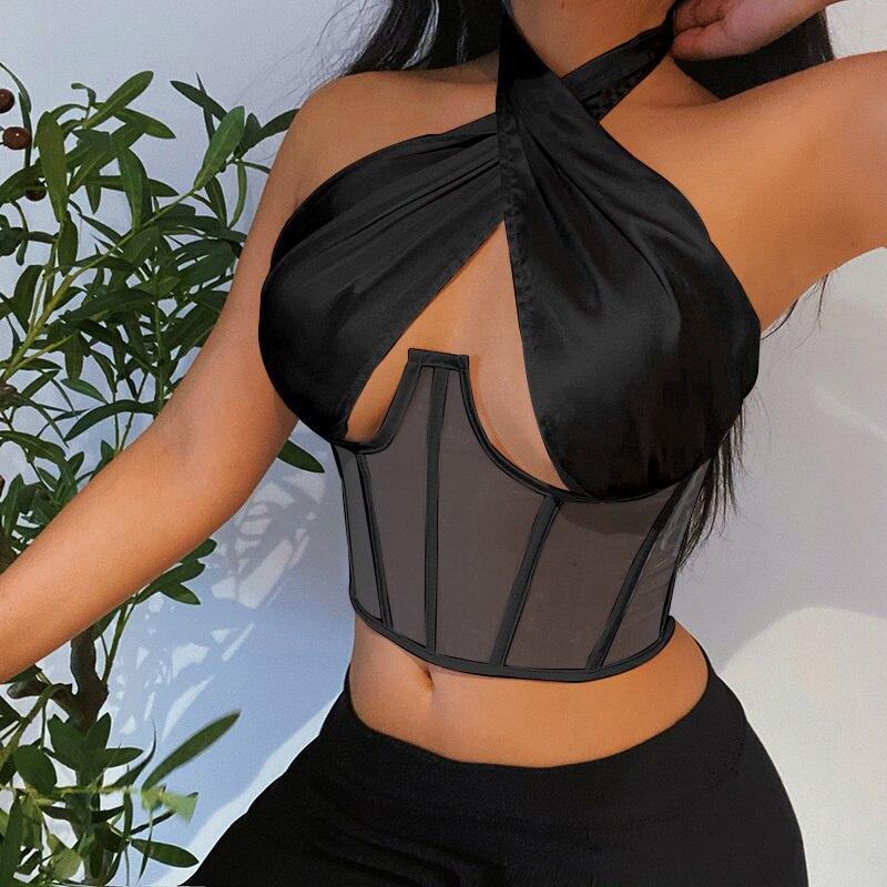 corset-bustier-lacage-noir Corset bustier laçage | Maison du Corset