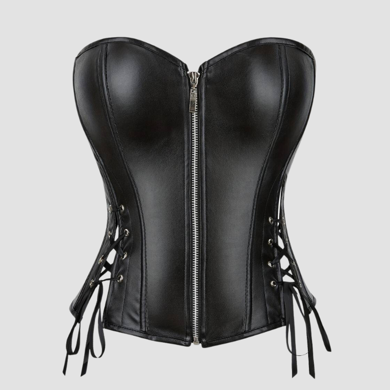 corset-cuir-noir-femme