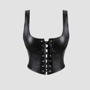 corset pour femme en cuir