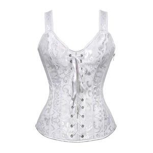 Un corset de mariage de couleur blanc | Maison du Corset