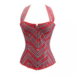 un corset de couleur rouge pour les femmes originales