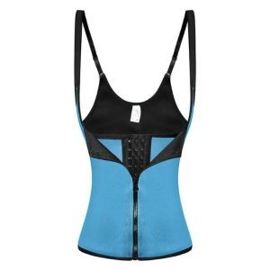 Corset Minceur Bleu Pour Le Sport | Maison du Corset