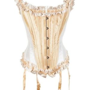 un corset porte-jarretelles beige tendance | Maison du Corset