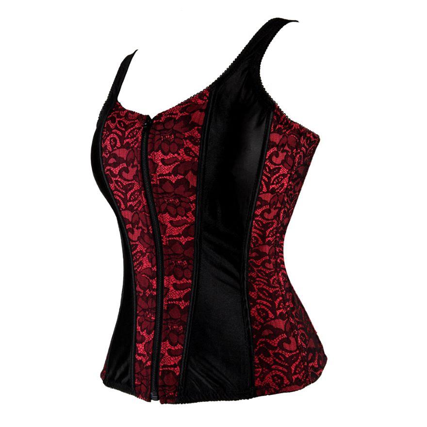 corset-rouge-noire-pour-femme