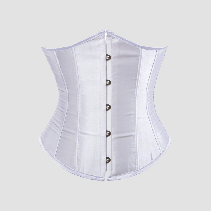 corset-underbust-blanc corset underbust de couleur blanc
