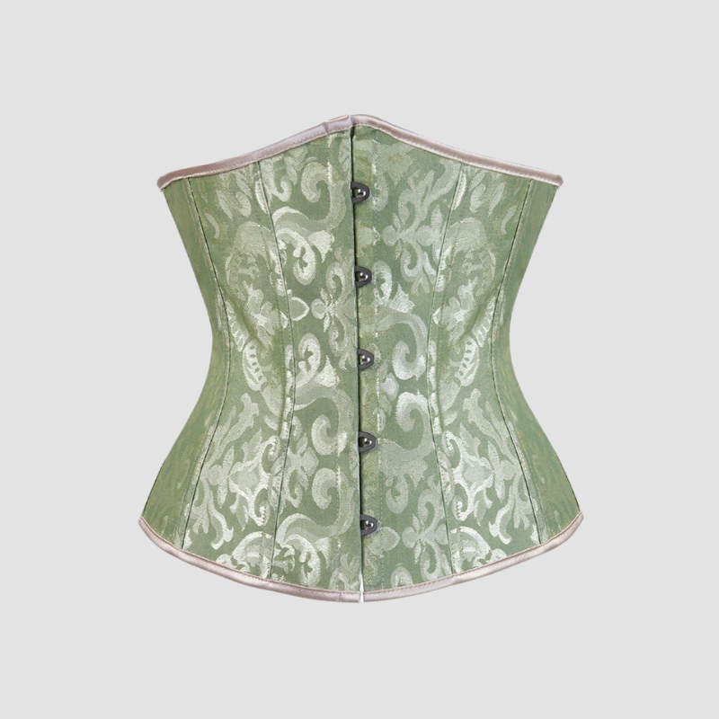 corset-vert-claire-underbust corset underbust de couleur vert claire | Maison du Corset
