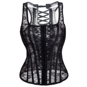 Corset Vintage spéciale Saint Valentin Noir | Maison du Corset