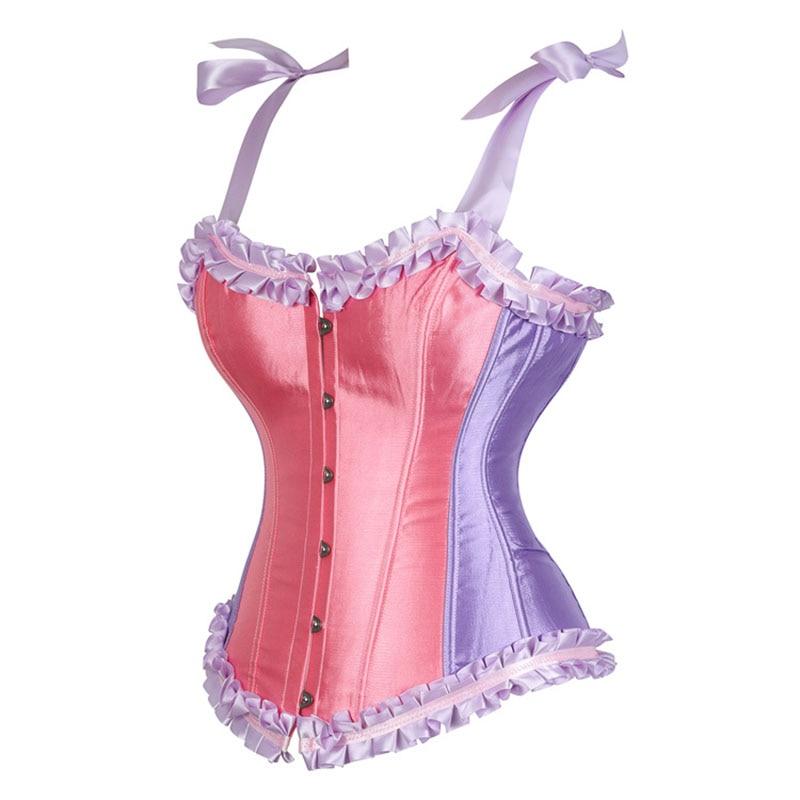 corset-vintage-rose-et-violet