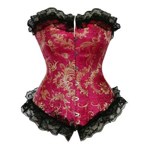 un corset ancien rouge | Maison du Corset