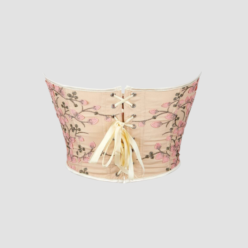 lacet-du-corset-overbust-floral