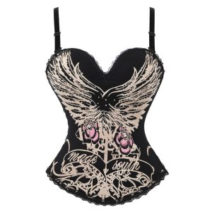 Corset noir pour femme gothique | Maison du Corset
