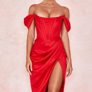 Robe Corset Rouge | Maison du Corset