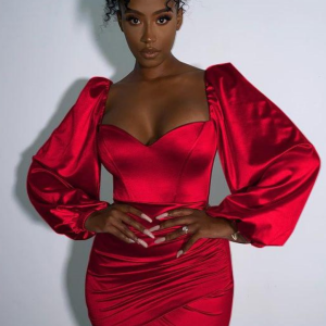 Robe Corset Courte couleur Rouge | Maison du Corset