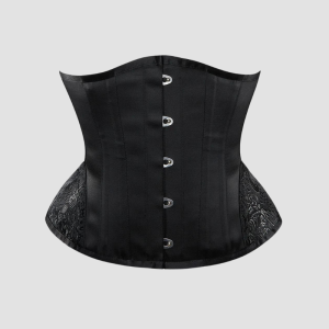 corset underbust noir pour femme