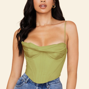 Top Corset Élégant Avec Fines Bretelles Vada