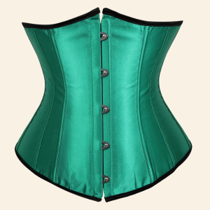 Corset Underbust Gothique Taille De Guêpe Vert