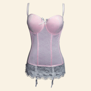 Corset Guêpière En Dentelle Avec Porte-Jarretelles Valentina