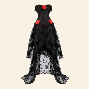 Robe Corset Bustier Noir Style Gothique Leila / robe corset chic