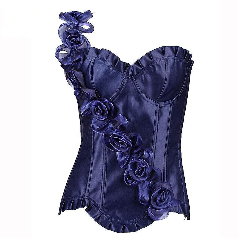 un corset vintage à fleur | Maison du Corset